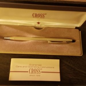 Cross gold pen
